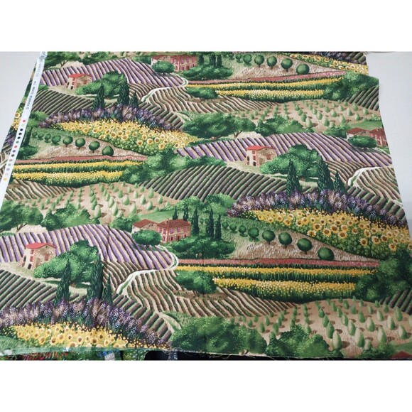 Michael Miller Fabrics Other - ` 1 Yard Cotton Fabric Patt COO43 Landscape Provence Michael Miller